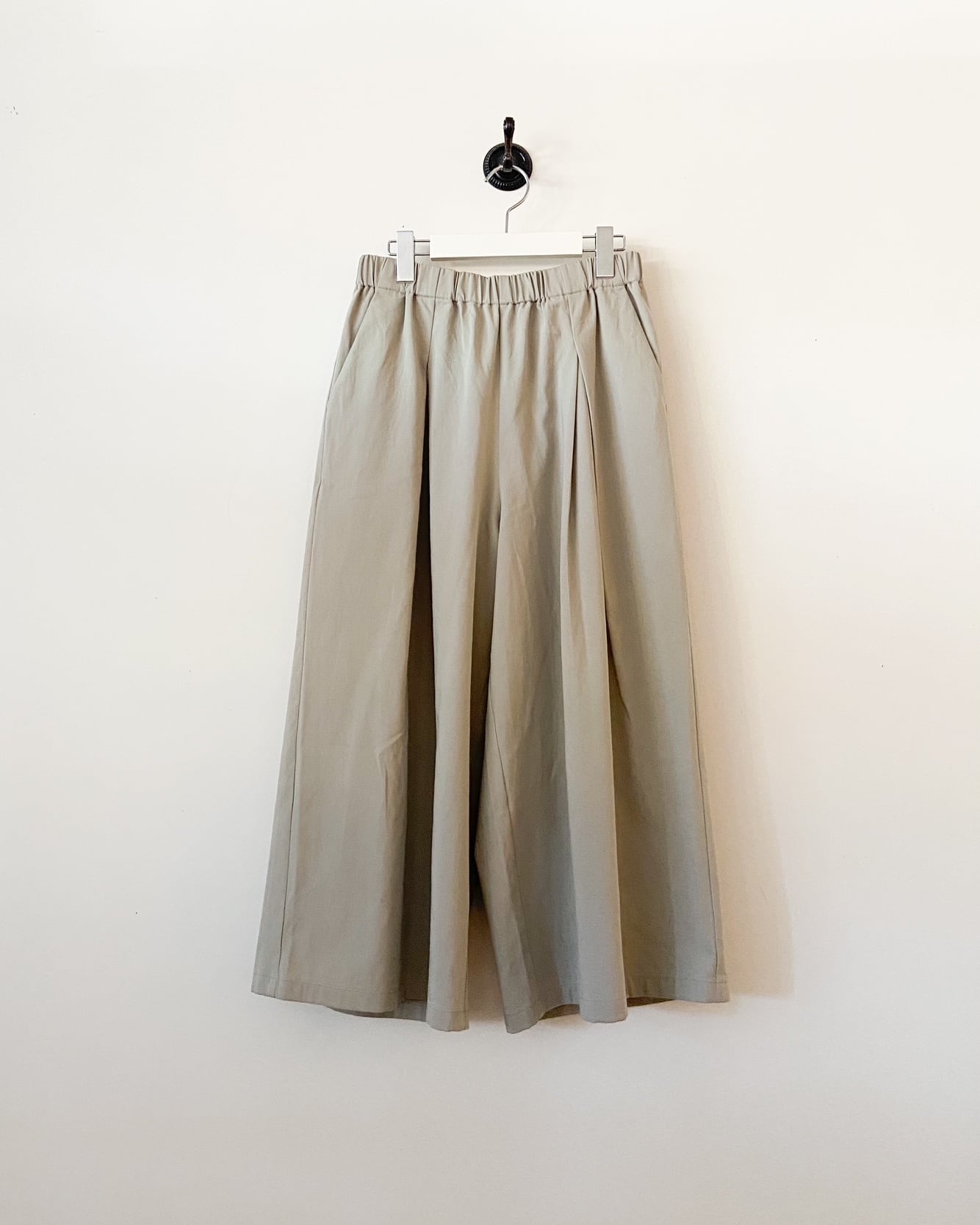 evam eva 　コットンキュロット　cotton culottes