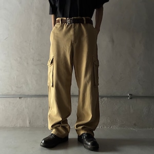 -COMME des GARÇONS HOMME- AD2007 cotton twill cargo pants