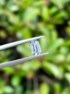 <2ピースペアでの販売> ④非加熱サファイア クラシックエメラルドカット マダガスカル産 6x4x2.7mm, 1.47ct