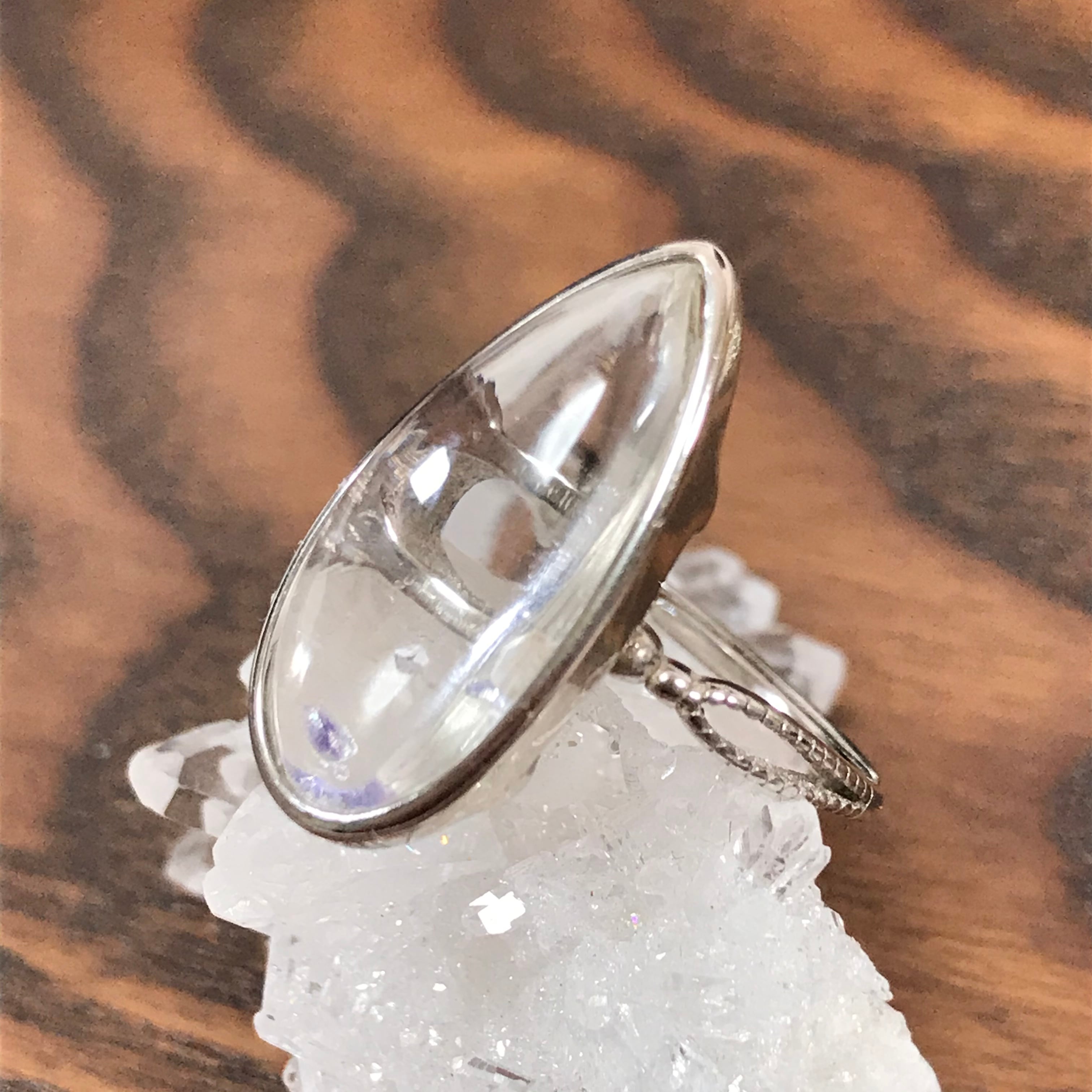 フローライトインクォーツ silver925 リング 天然石 アクセサリー 指輪