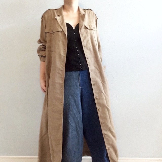 80s military maxi dress