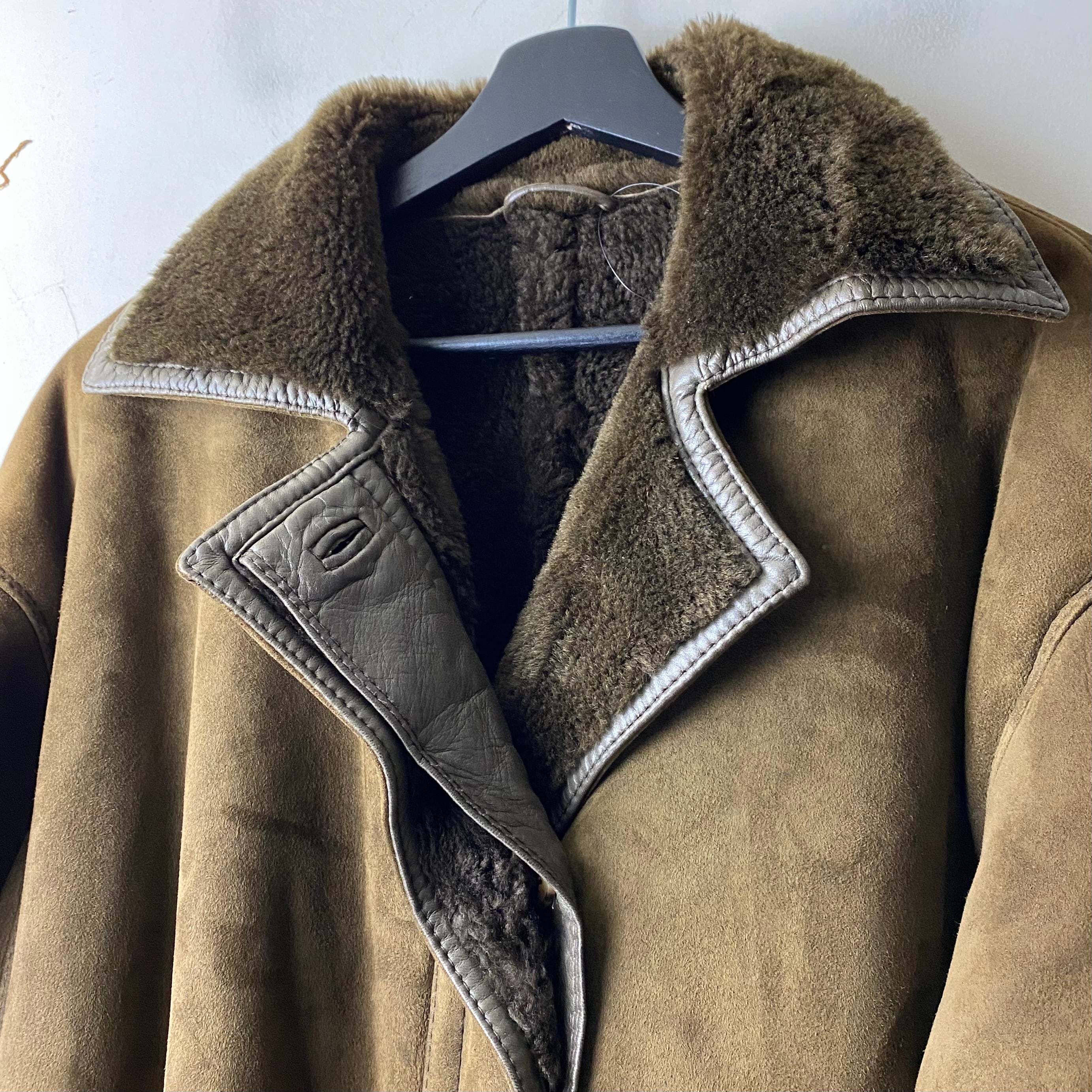 vintage GIANNI VERSACE mouton coat | NOIR ONLINE