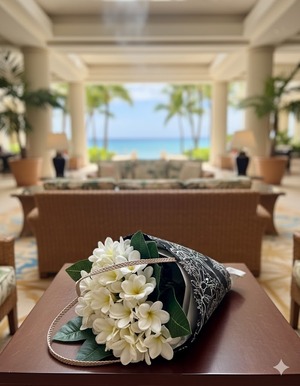 Xmasビンゴカード付き《Pua Aloha/ ブーケバッグ》