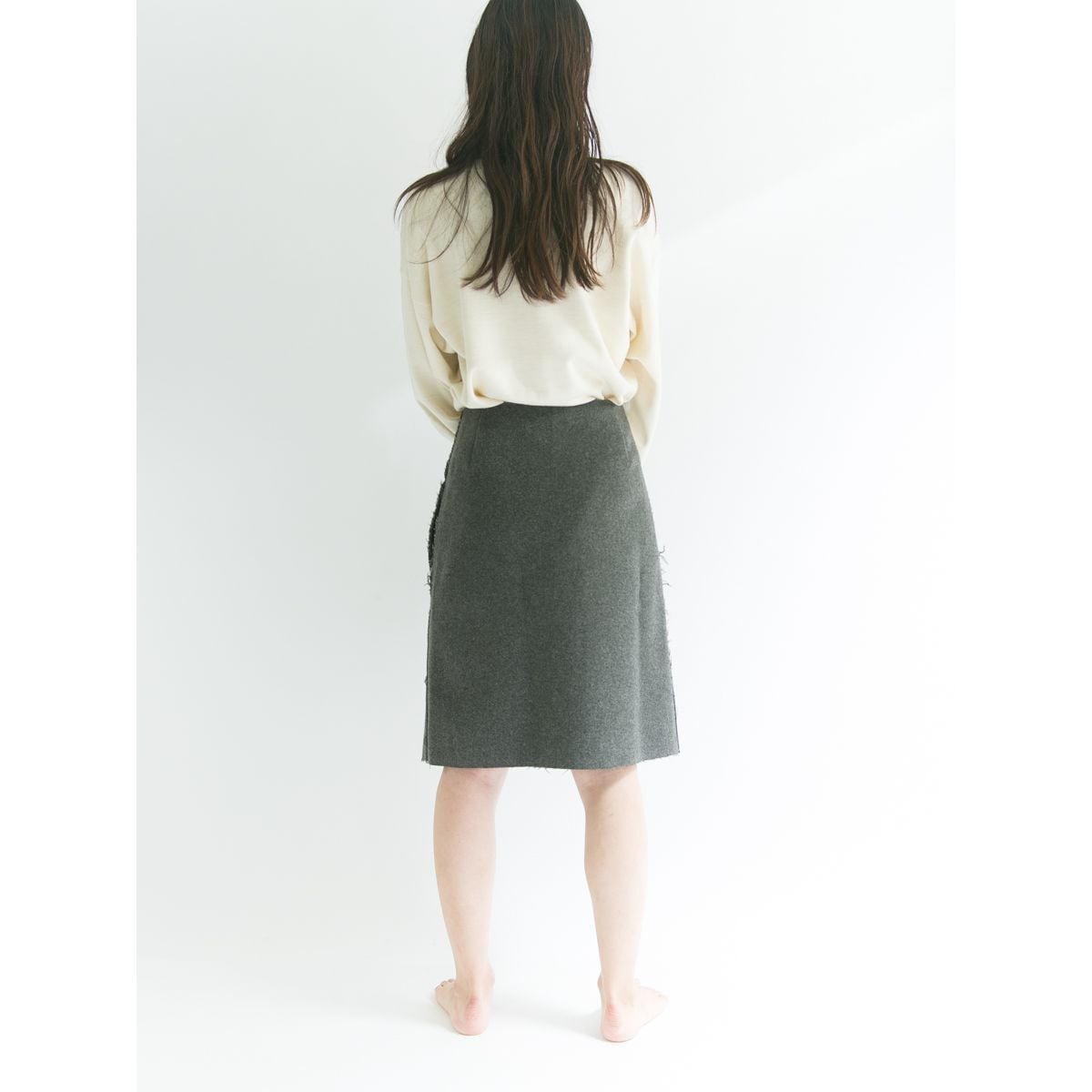 CELINE】Made in Italy wool skirt（イタリア製 オールド セリーヌ ...