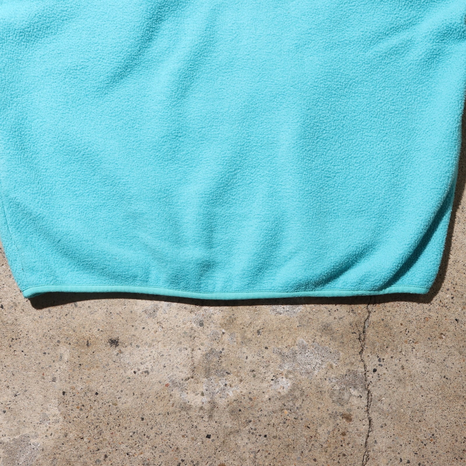 美品 M USA 91年 スナップT Patagonia パタゴニア フリース アクア