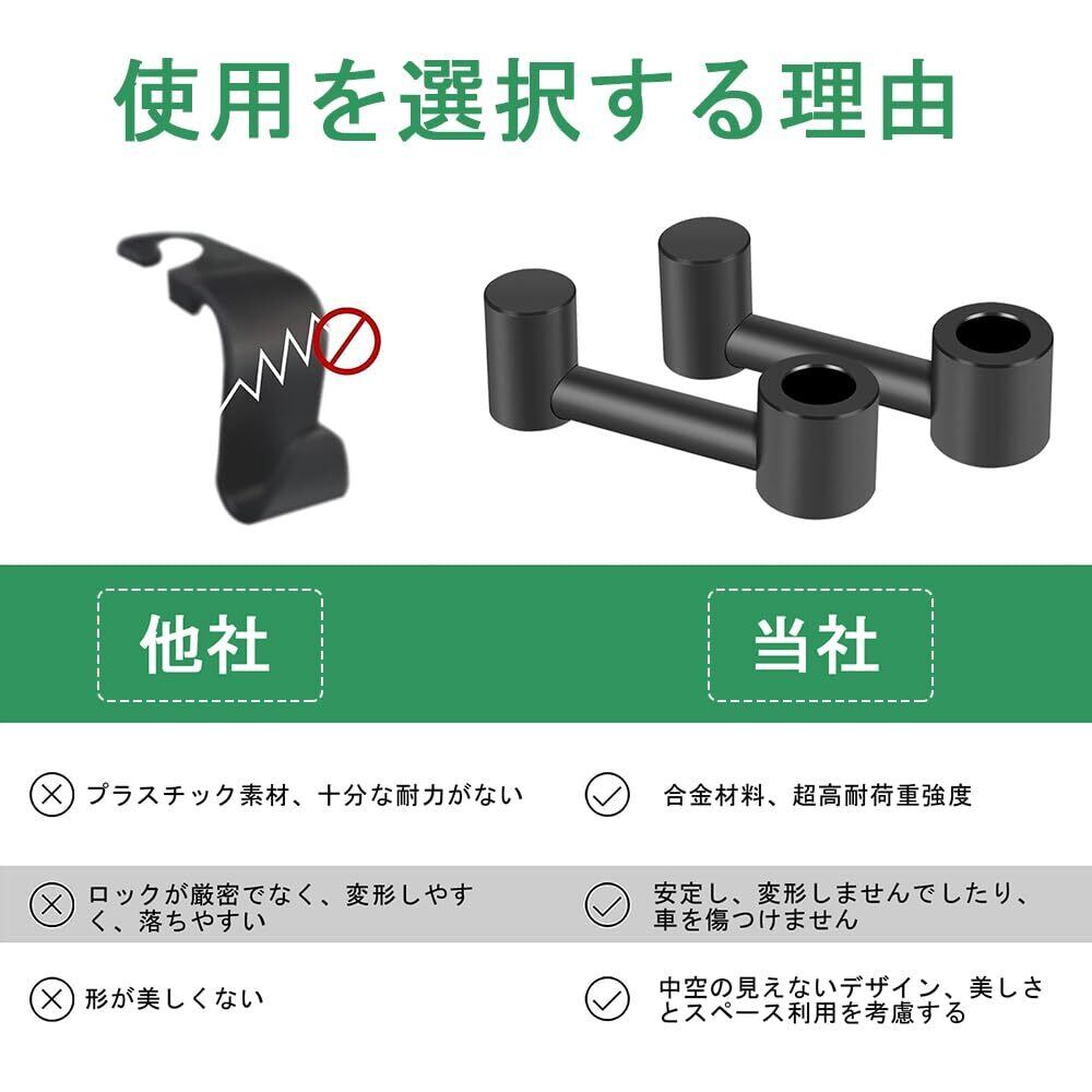 特価商品】COOLBOTANG 車用シートフック 2個セット 車用フック