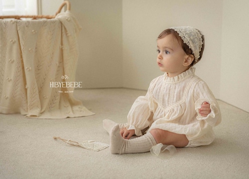 [hibye bebe] gemgem lace rompers