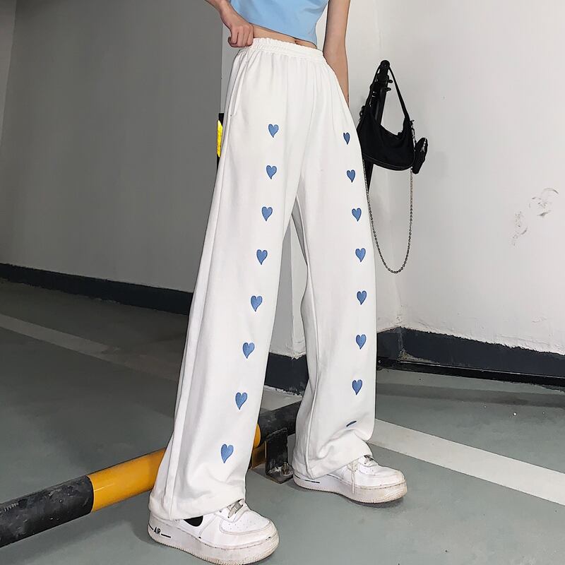 ホワイトパンツ ルーズサマーワイドレッグウェスト薄手 夏物 ワイドパンツ 試着室55225079835