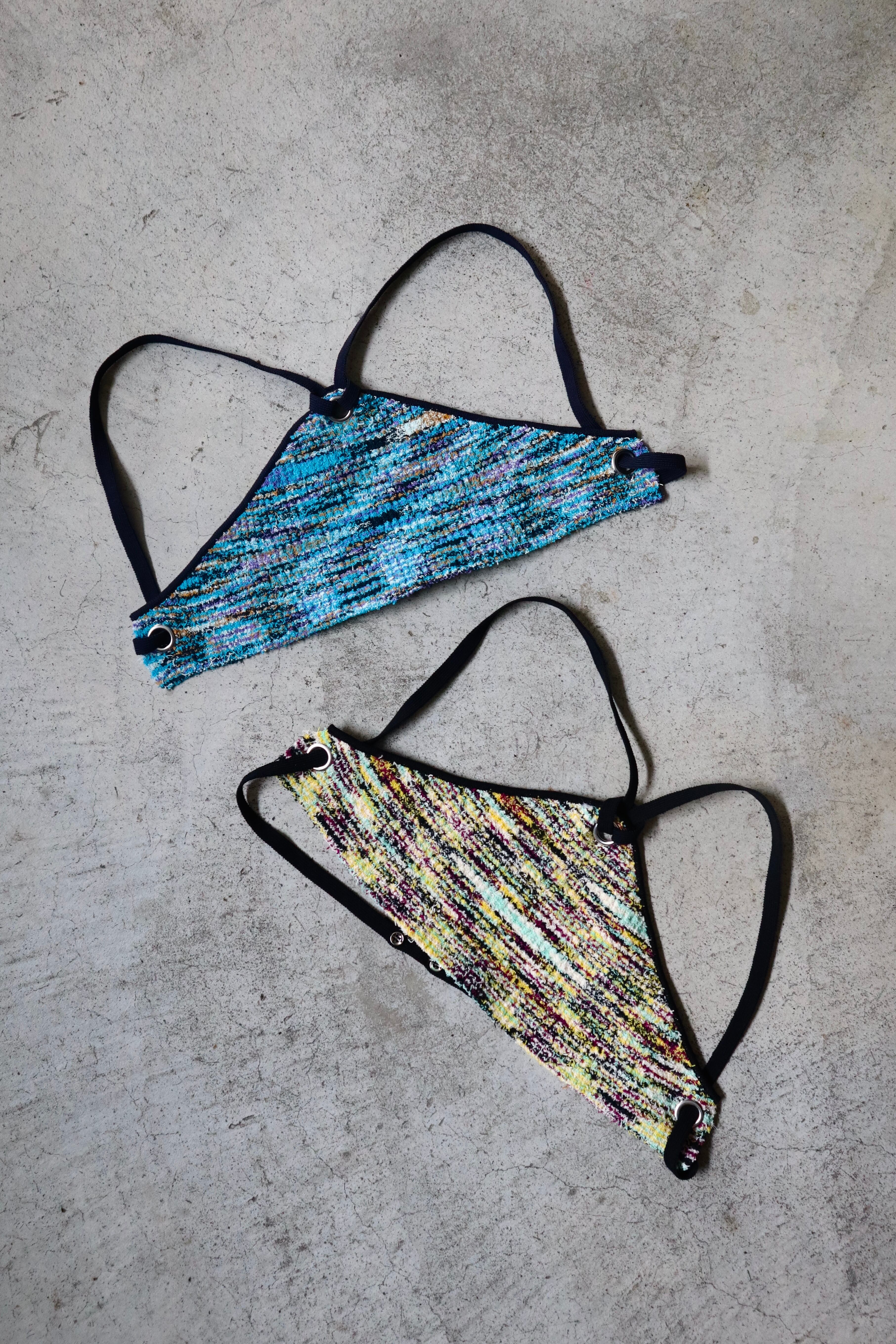 yumiyumi専用 JUN MIKAMI】コンフェッティヤーントライアングルトップ | TOLMA.