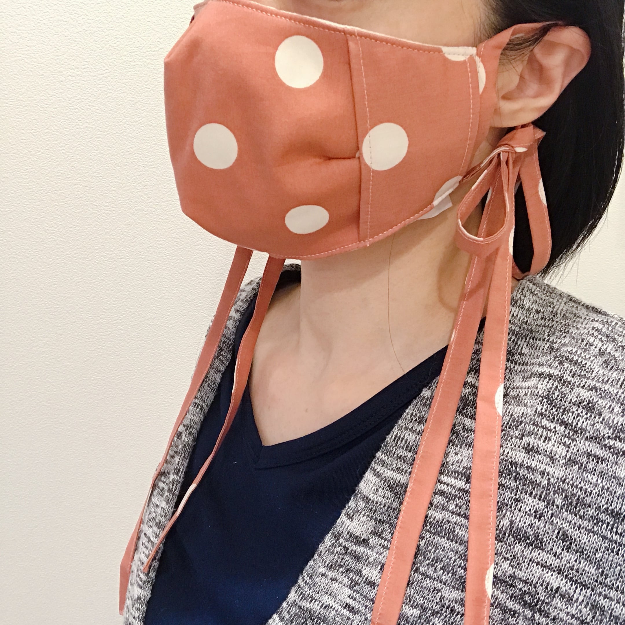 ピンクの白玉様専用ハンドメイド立体マスクカバー 【公式通販】