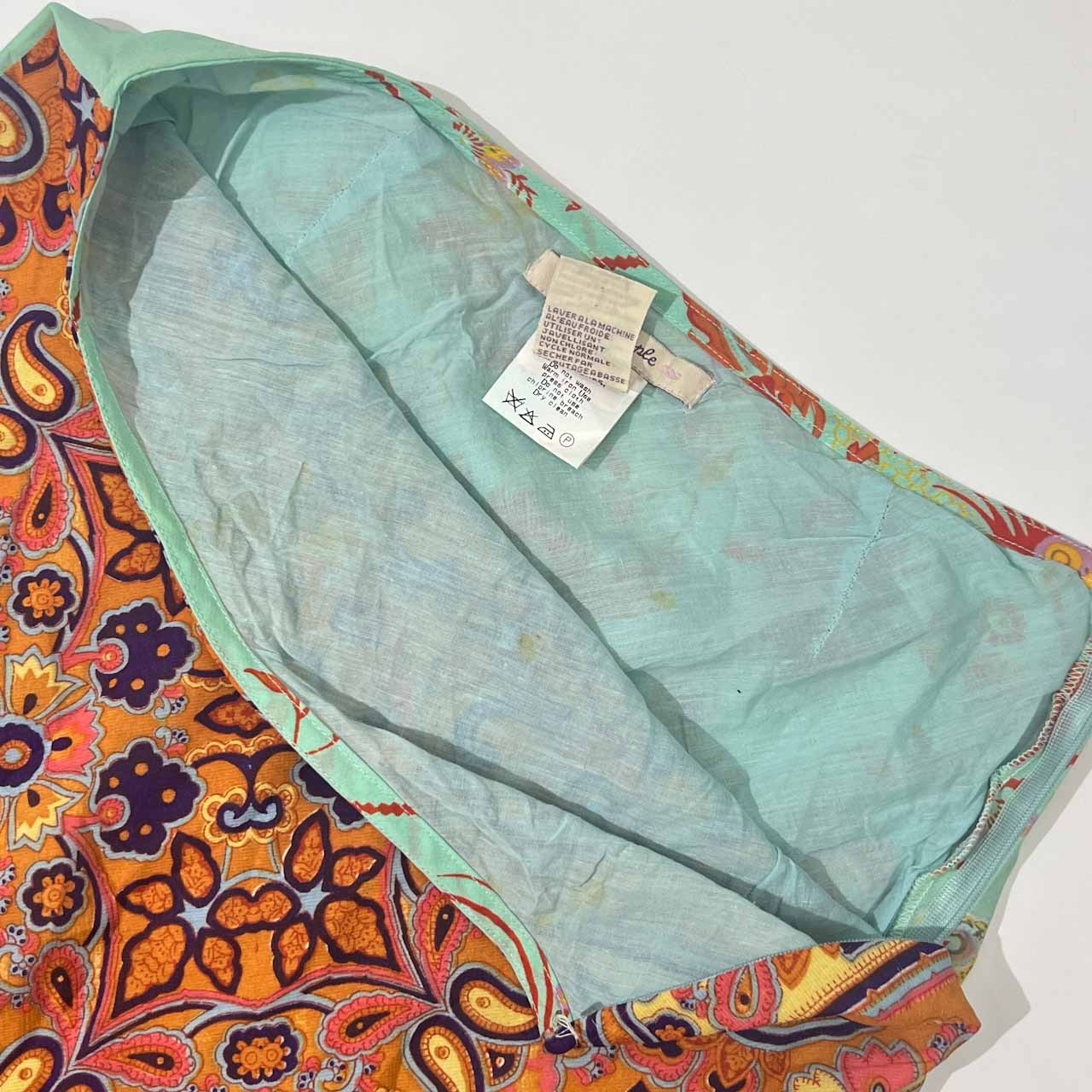 Free People フリーピープル ペイズリー タイト スカート 3/レディース インド製