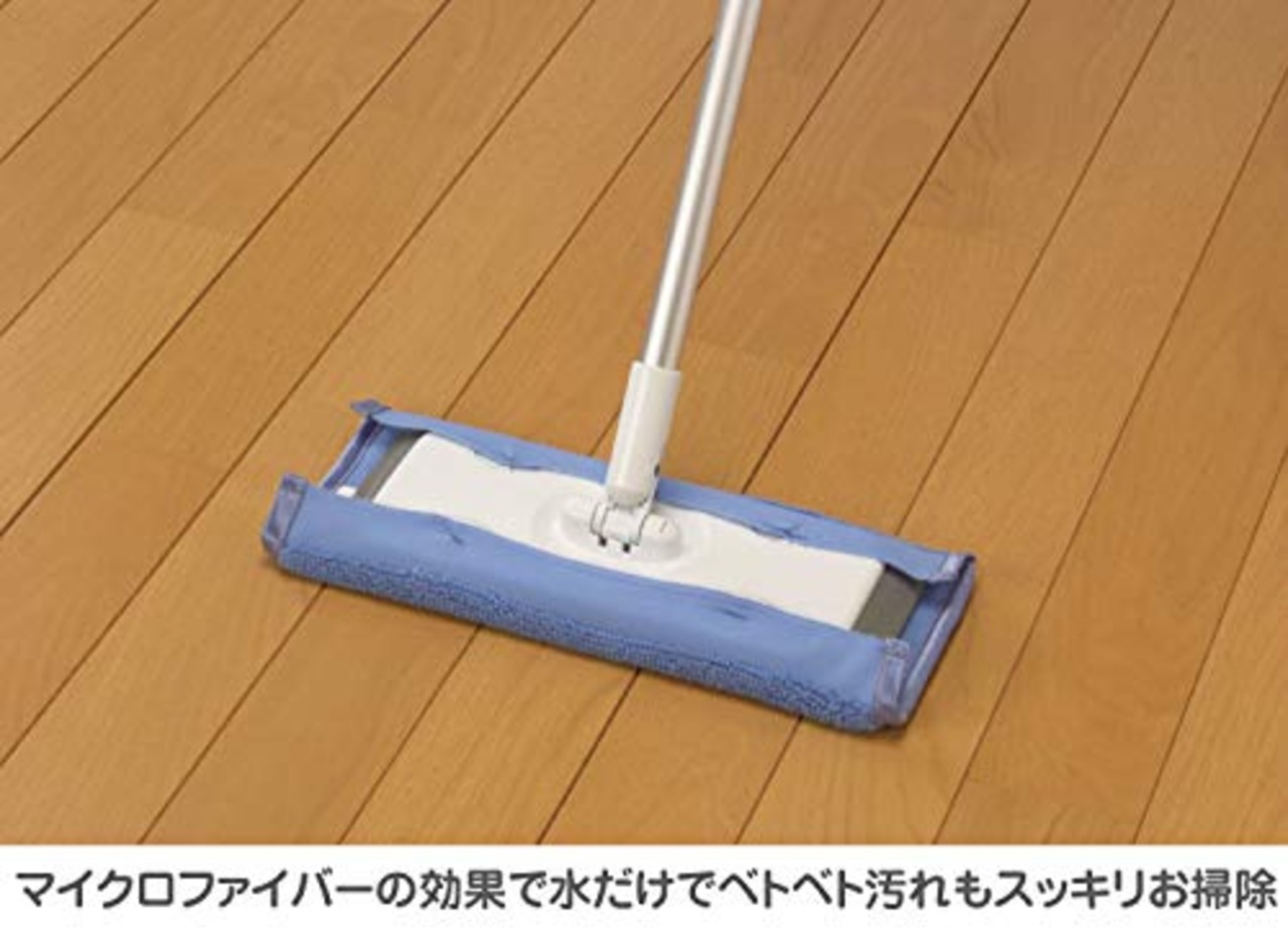 山崎産業(Yamazaki Sangyo) フロアワイパー 水拭きモップ スペア ワイパーに取り付けられる 共通ウェットモップ 189823