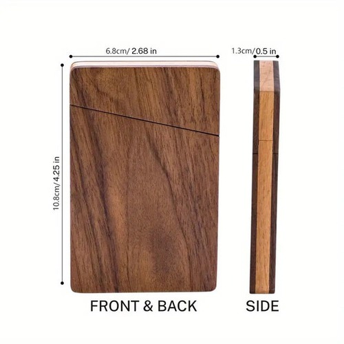 カードケース 木製 カード入れ カードホルダー 薄型 おしゃれ 大人 ビジネス カジュアル 小物収納 名刺