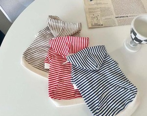 即納品【ZOOBICO】ボーダーパーカー(red)Lサイズ