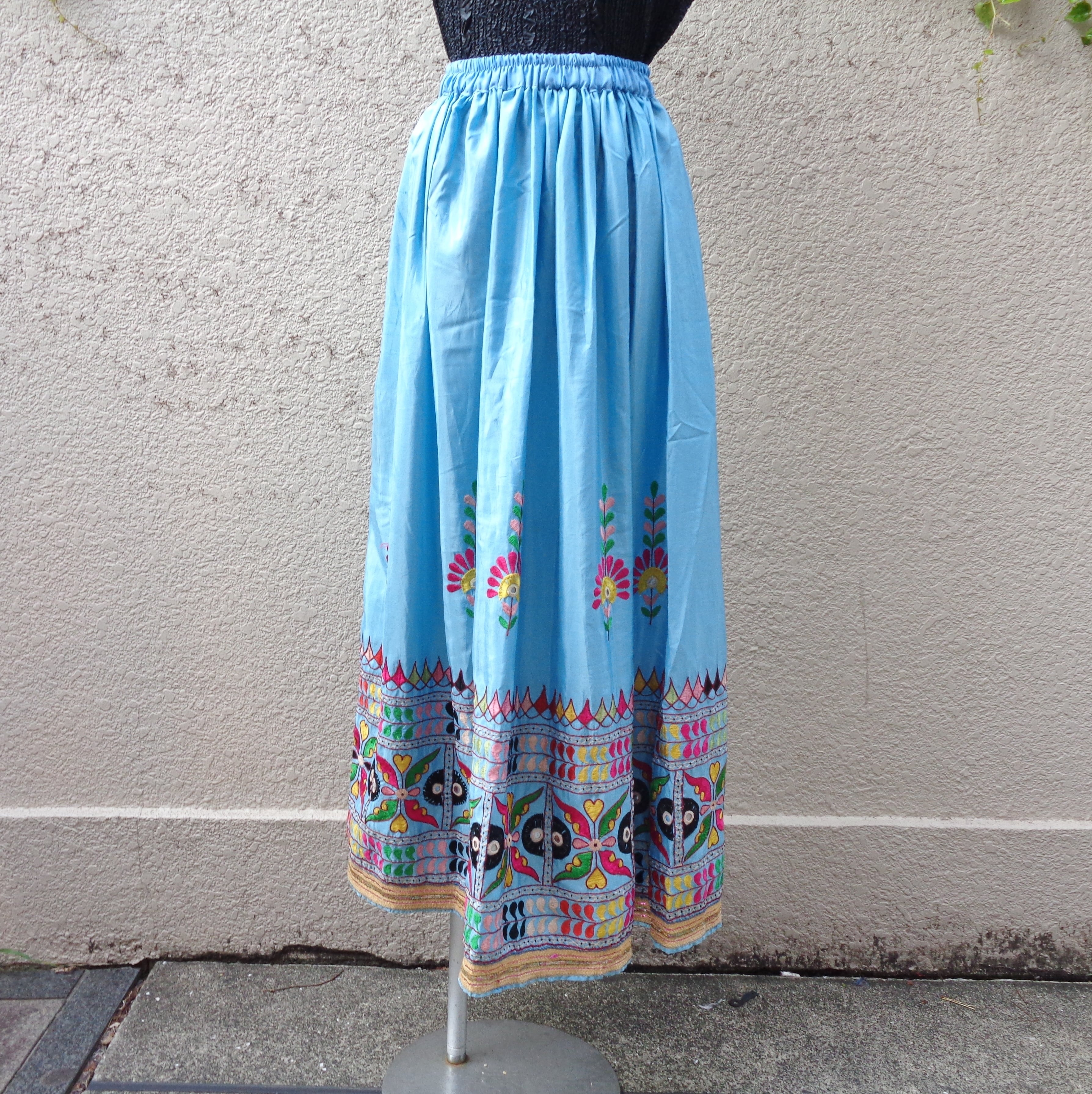 Rajasthan skirt／ラジャスタン 刺繍スカート | BIG TIME