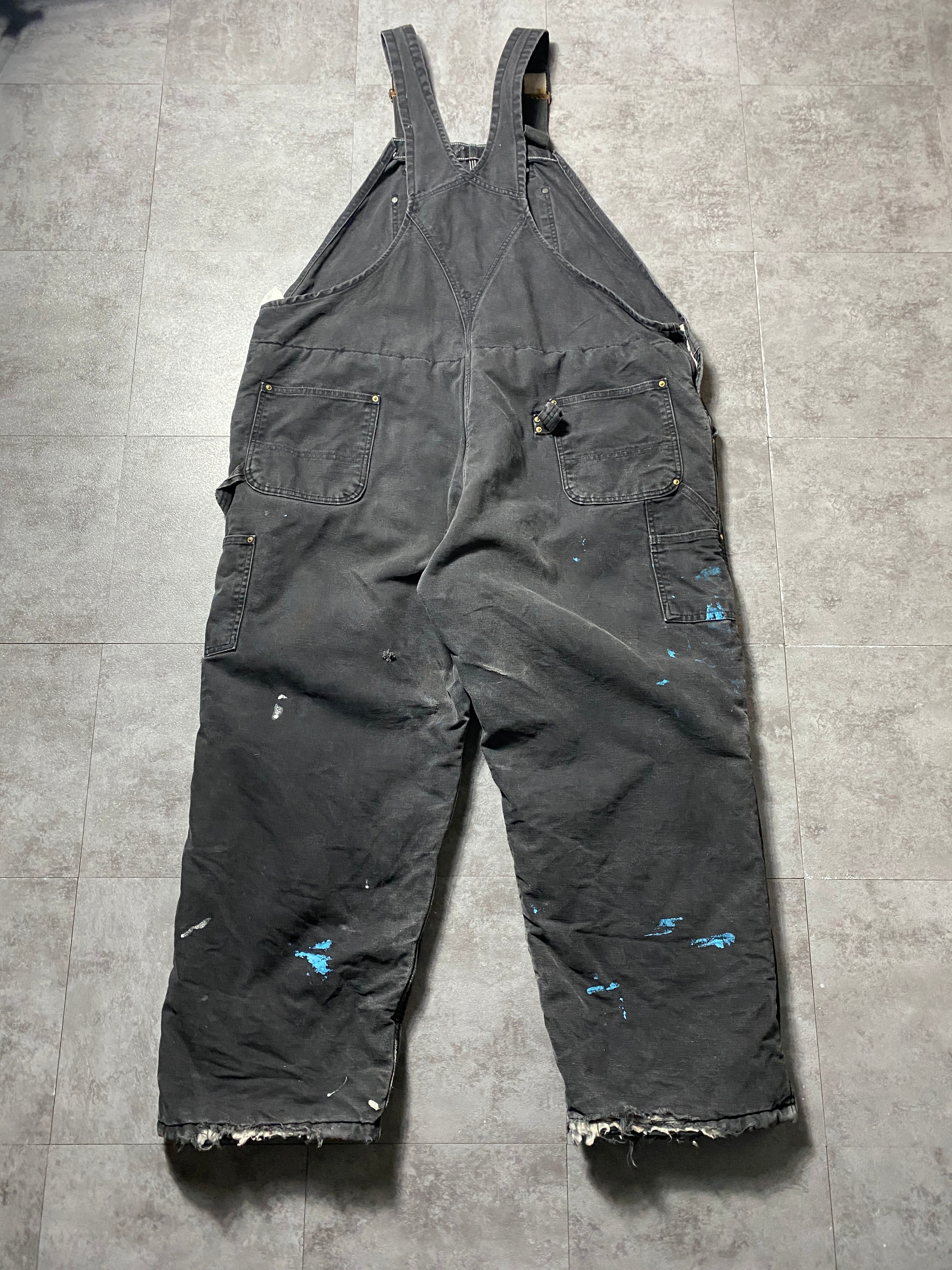 50×30】【USA製】00's carhartt カーハート ボタンフライ ダブルニー