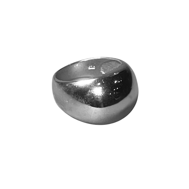 vintage silver " dome " ring