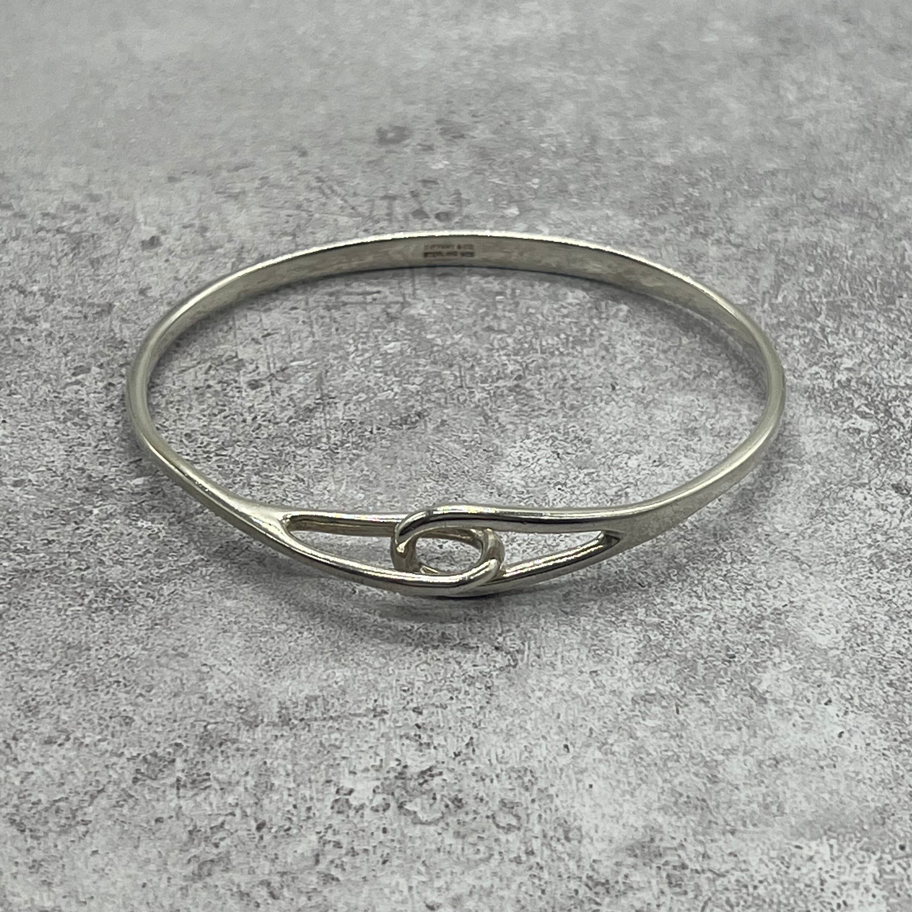 ティファニー TIFFANY&CO ダブルループ バングル SV925