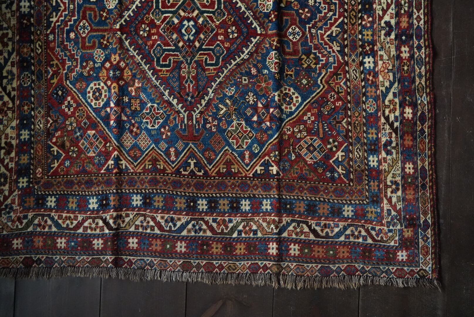 【SM137】ハムセメダリオンの美しきラグ|アンティークハムセ