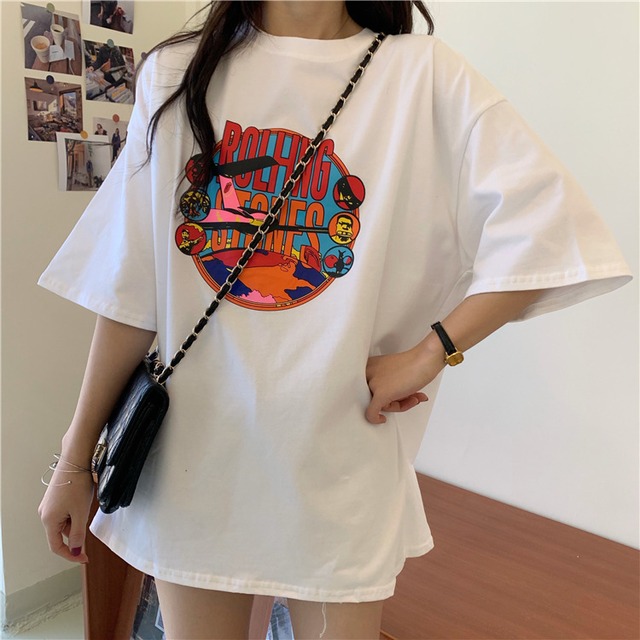 ルーズプリントTシャツ SD7607914