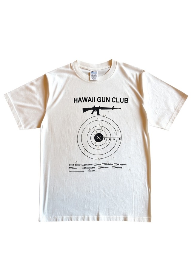 HAWAII GUN CLUB” Shooting Target  tee