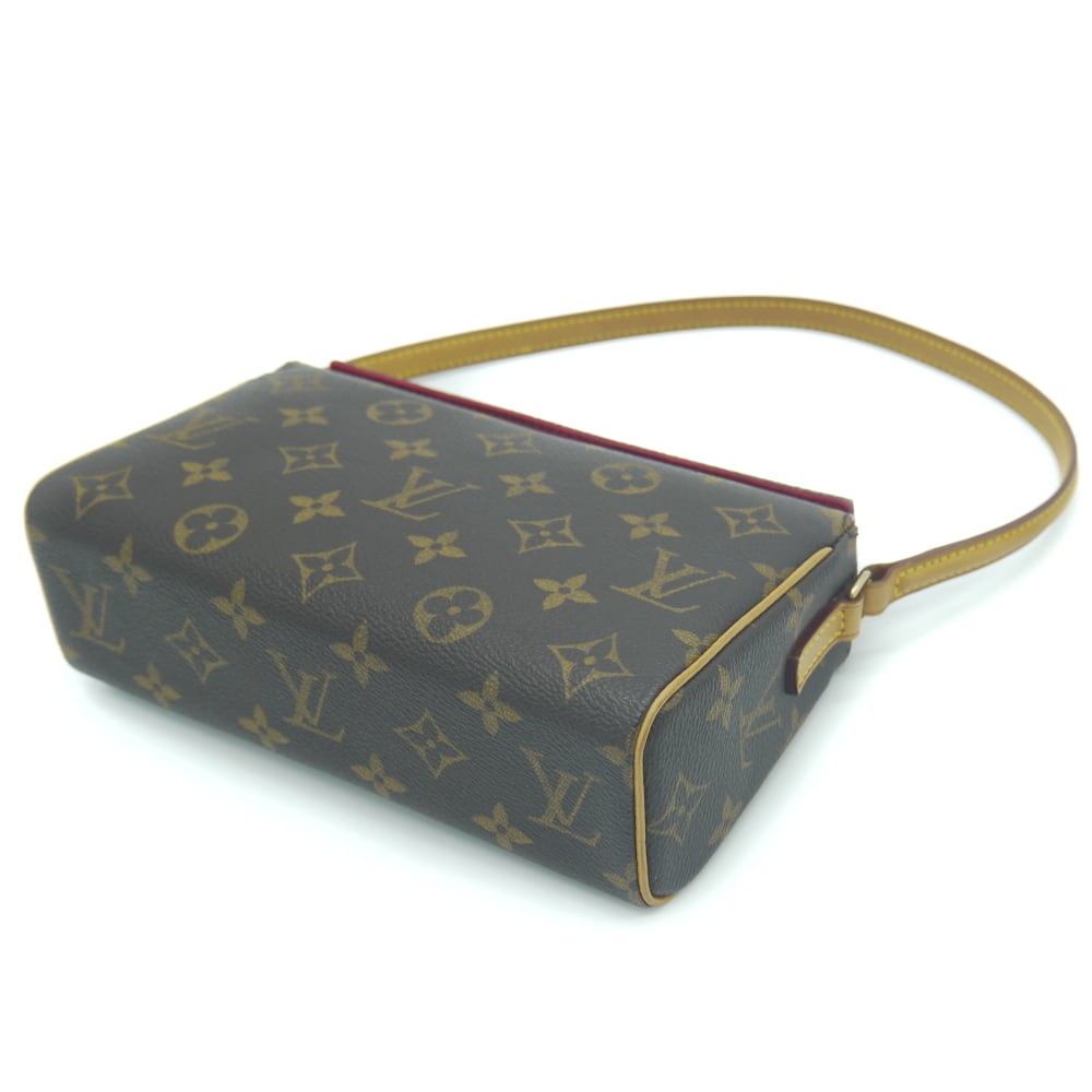 レディースLOUIS VUITTON　ルイヴィトン　レシタル　M51900　モノグラム　ブラウン　ハンドバッグ　レディース　シンプル　ギフト　プレゼント包装可松前R56店