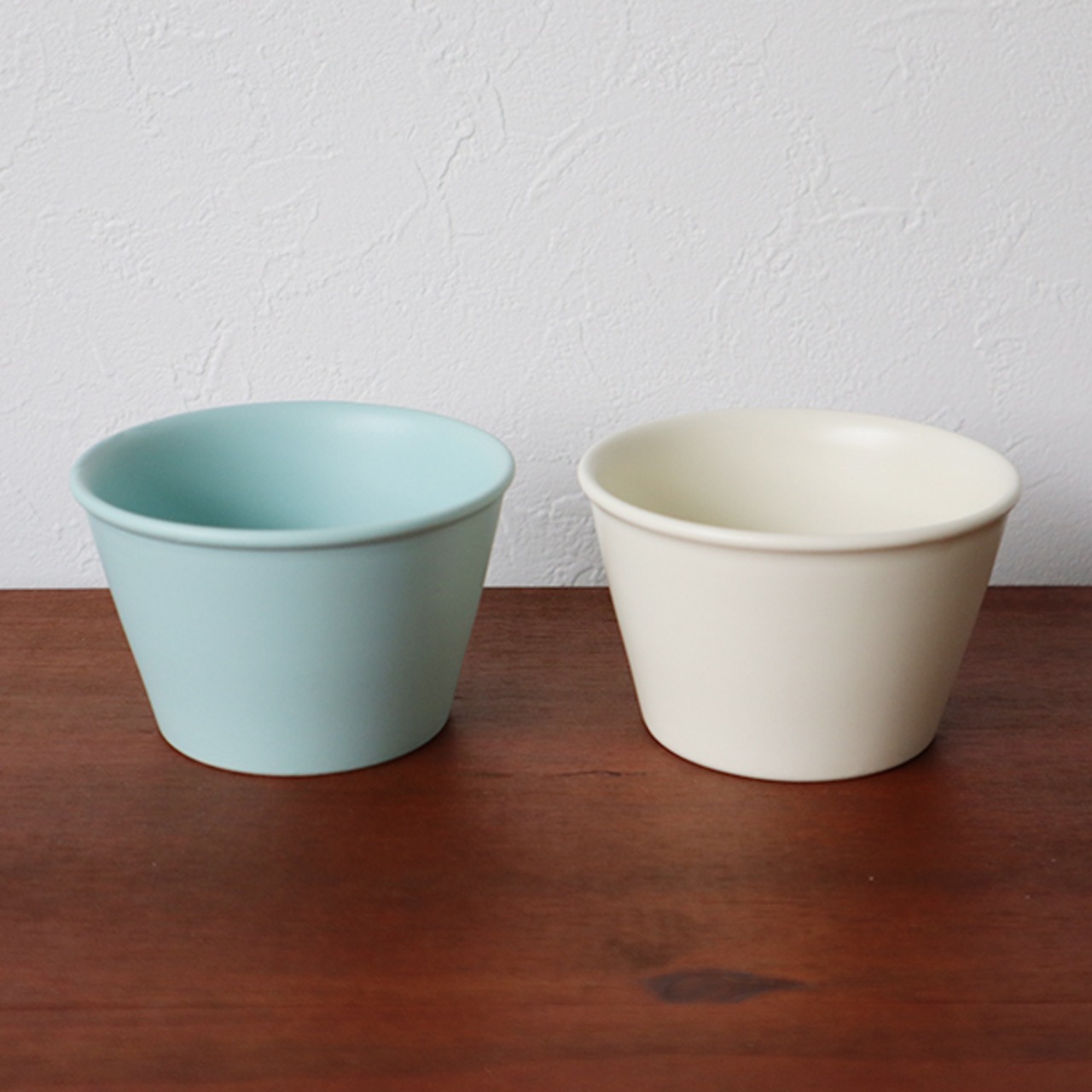 波佐見焼　Futazza 　カップボウル（ミント・ホワイト）14-029