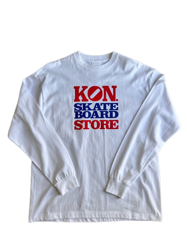 KON. SKATEBOARD STORE ロングスリーブTシャツ (XL)