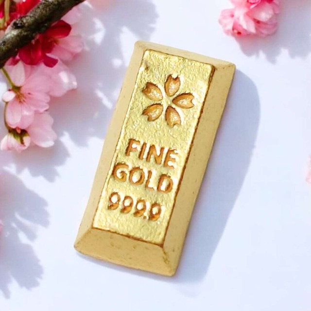 純金『桜』1g　かわいい資産【BABYGOLD】【RNP00463】