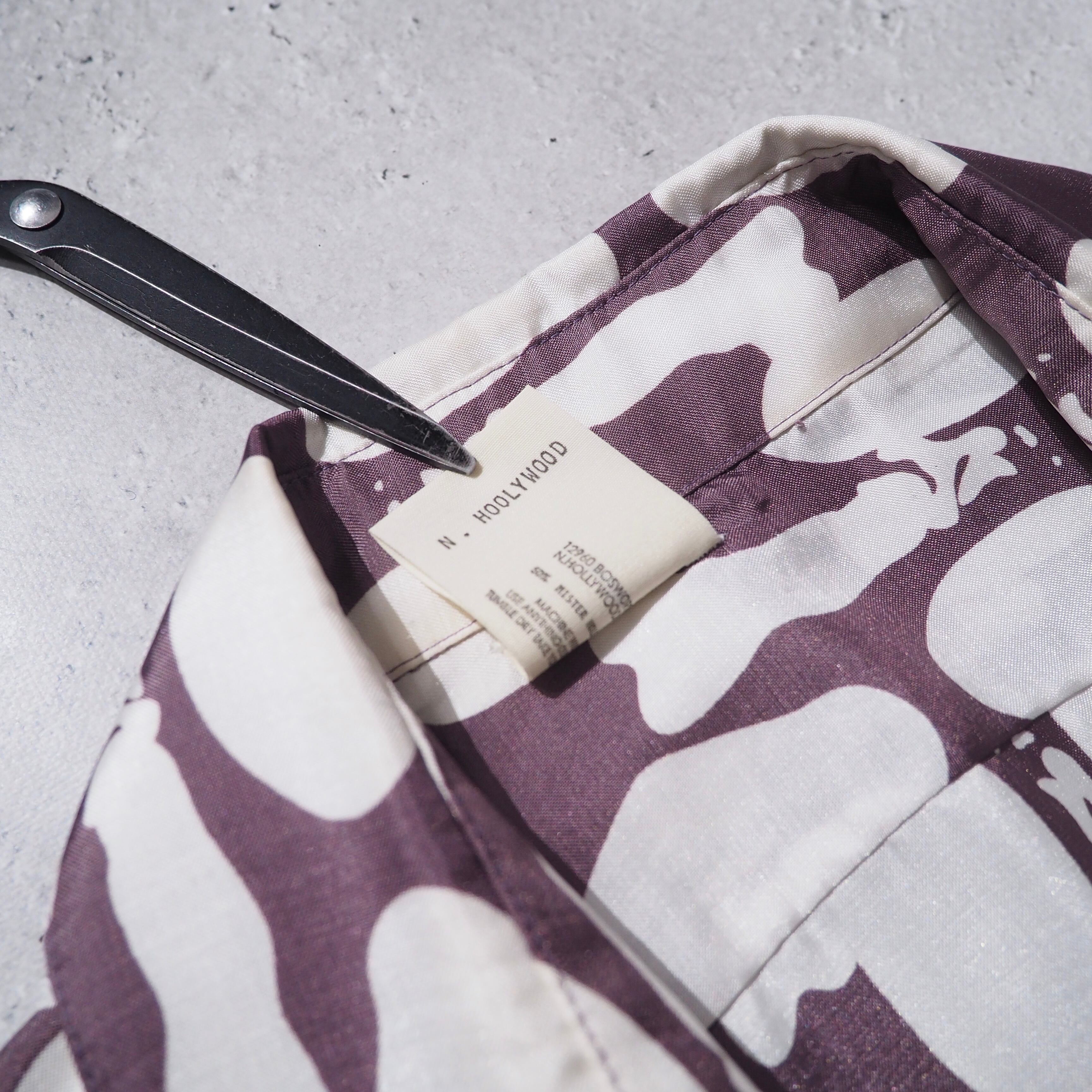 ” N.HOOLYWOOD ” Drop Dot all pattern Long sleeve shirt