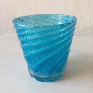 琉球ガラス　ペアグラスギフト　星型モールグラスセット（ピンク・スカイ）ギフトラッピング無料