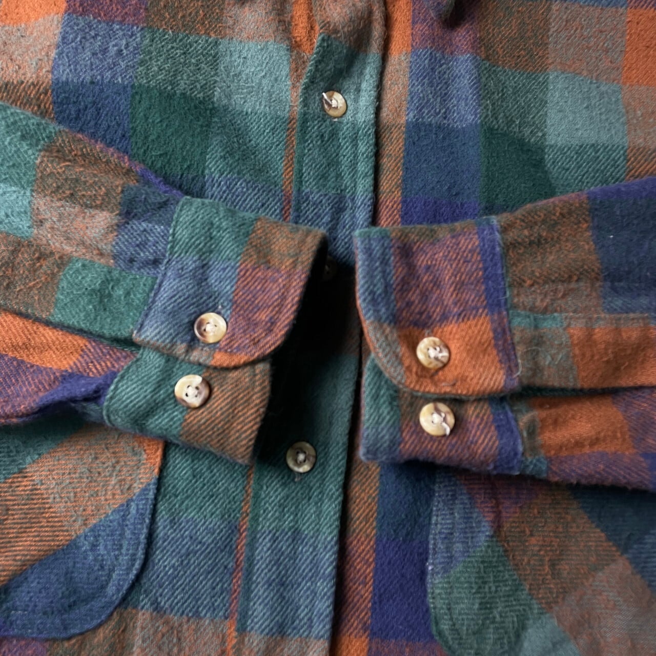 90年代 FIVE BROTHER ファイブブラザー 長袖 ヘビーネルシャツ