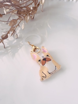 フレンチブルドッグのアンブレラマーカー（ベージュ）