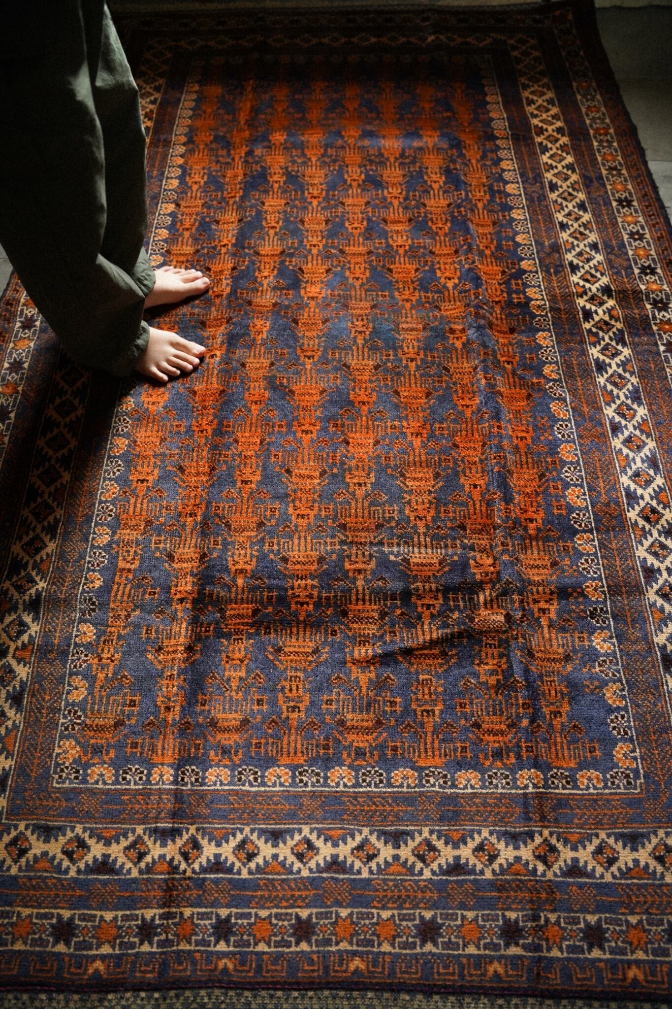 1230-Vintage Baluch rug