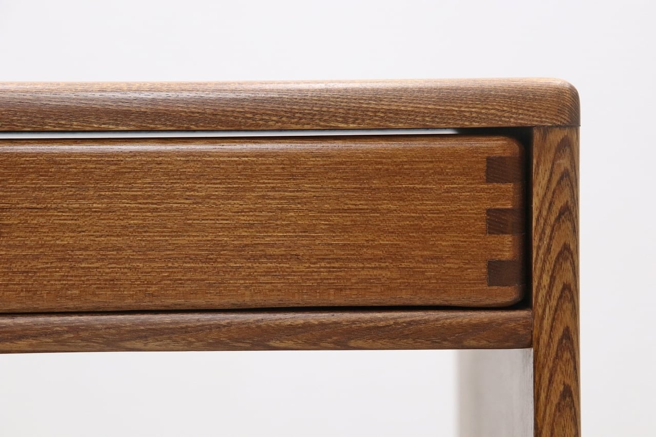 沼津店】オーク無垢材 シェルフ サイドテーブル ワゴン ボックス