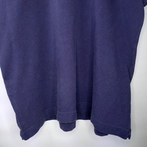 ラコステ　ポロシャツ　刺繍ロゴ　シェルボタン　ユーロ古着　ネイビー　4サイズ