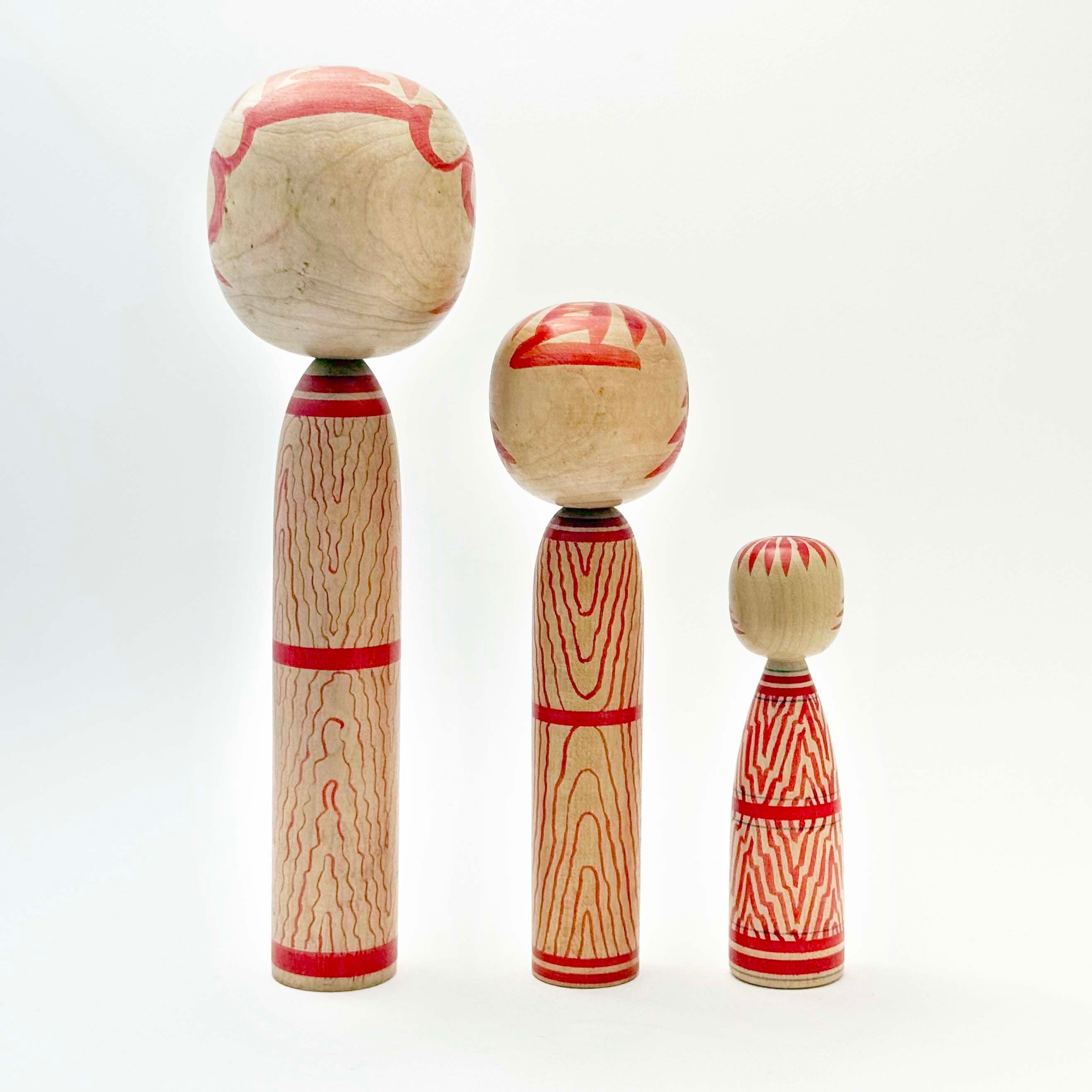 遠刈田 木目柄セットA（佐藤護 / 佐藤憲雄 / 佐藤勝洋）