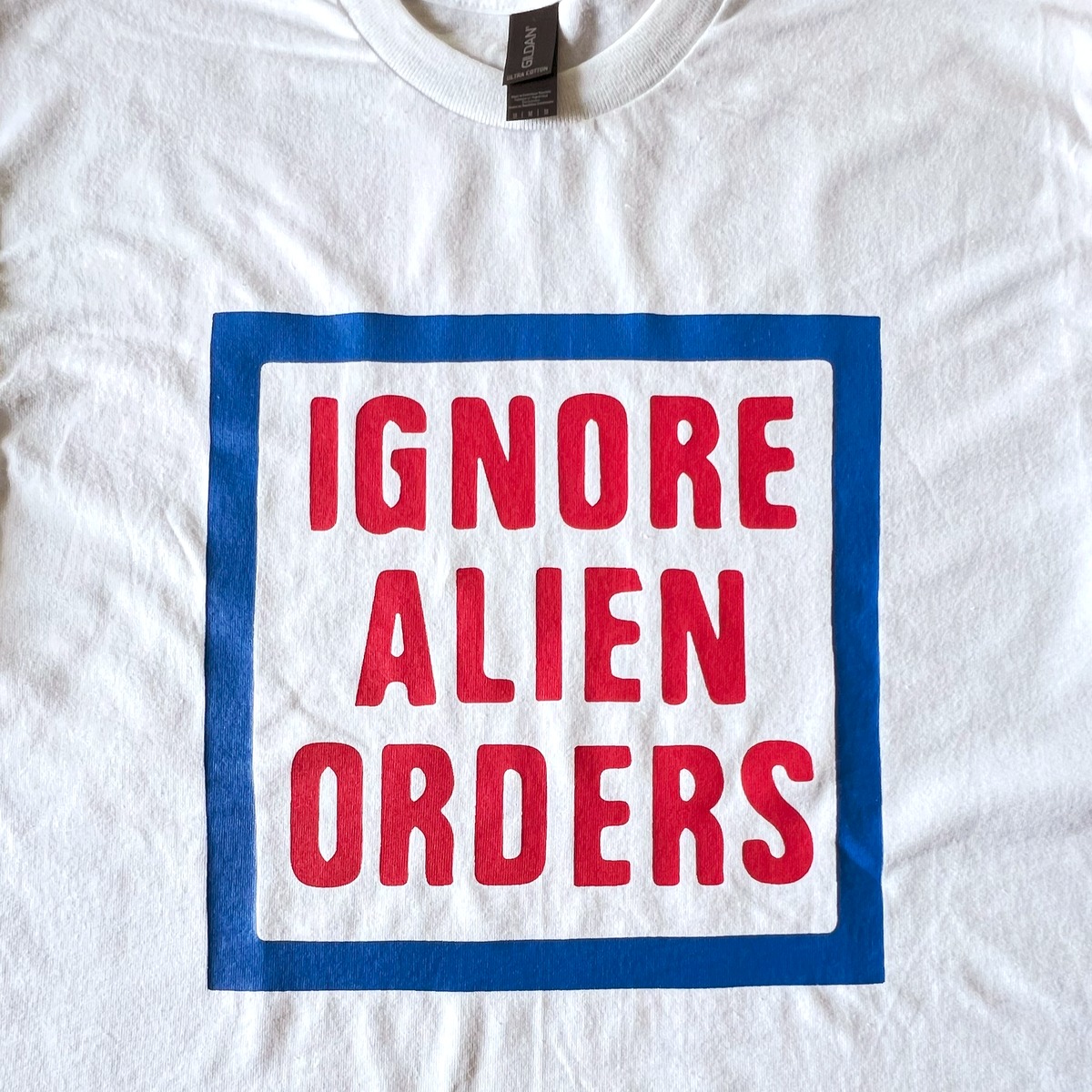 IGNORE ALIEN ORDERS Tシャツ / Joe Strummer / Telecaster / the
