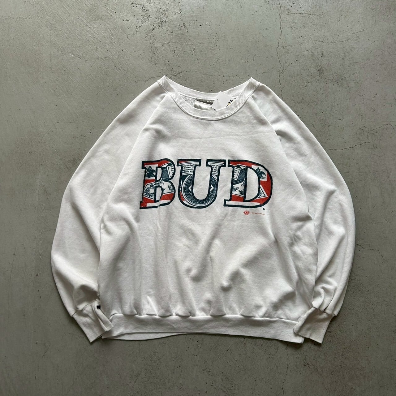 1980s Budweiser "BUD"raglan sweat【高円寺店】