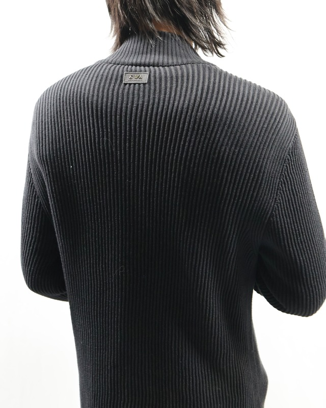 【EMPORIO ARMANI】double zip driver's knit