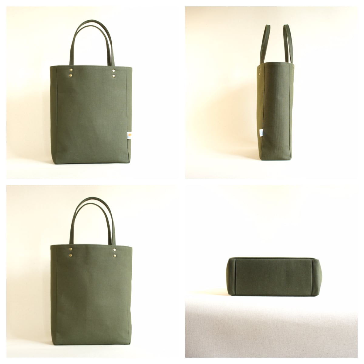 訳アリ新品未使用現行品ネームプレート紛失 ハーベストレーベル カーキ