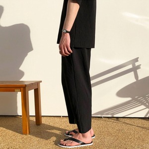 サマーリブブラックスーツパンツ（別売りでセットアップのTシャツあり）　MT0080455