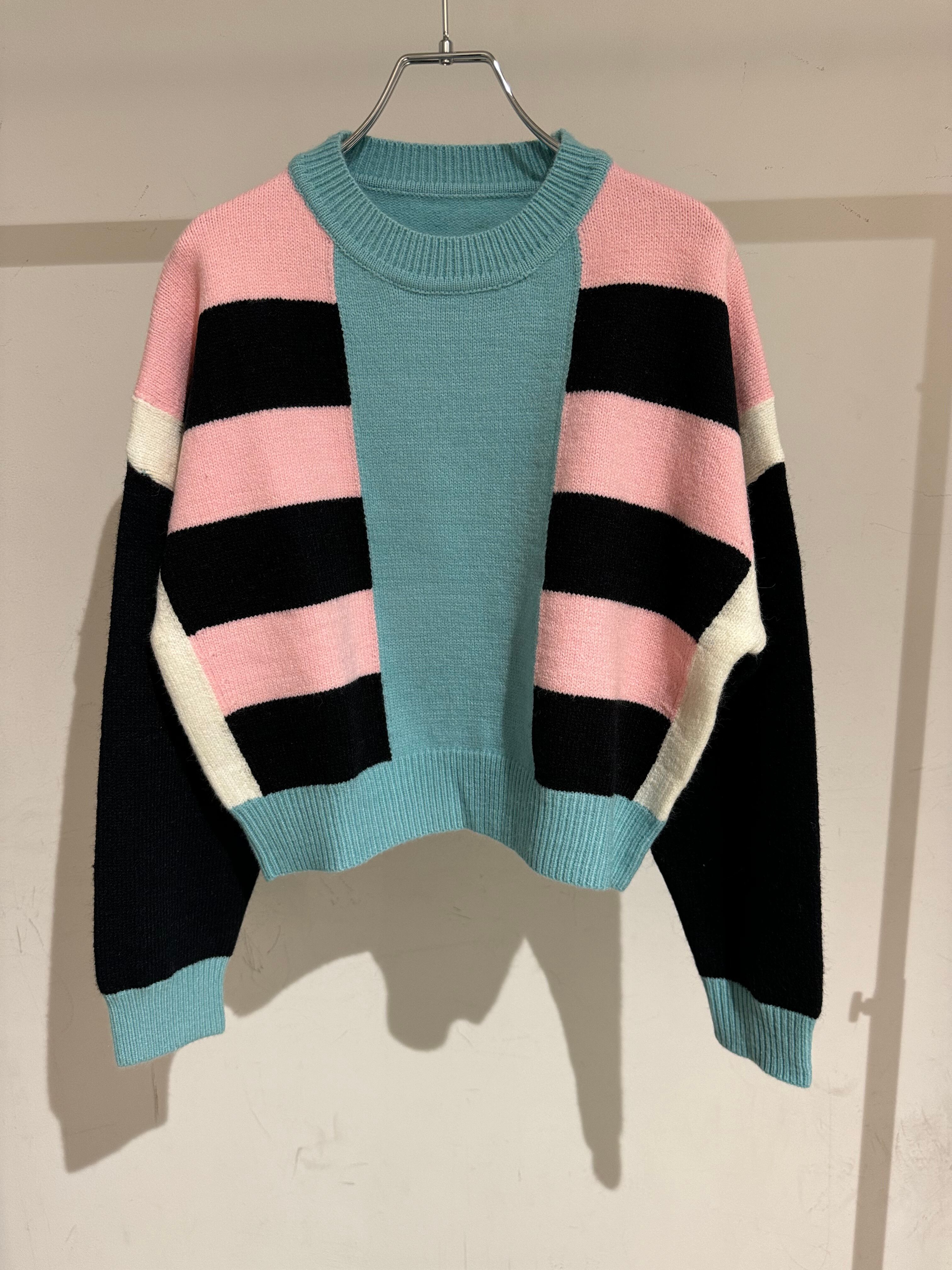 nuance border color knit