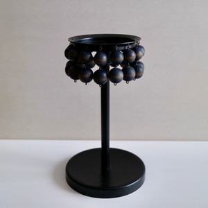 Aarikka アアリッカ / キャンドルスタンド ブラック×ブラック A