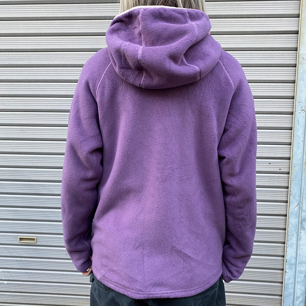 07年製 Patagonia パタゴニア リバーシブル フリースパーカー キッズXL 