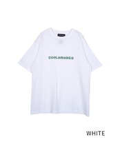 【直営限定ITEM】COOLA MADE®エンブロイダリーベーシックTシャツ (WHITE) CQ-47068H