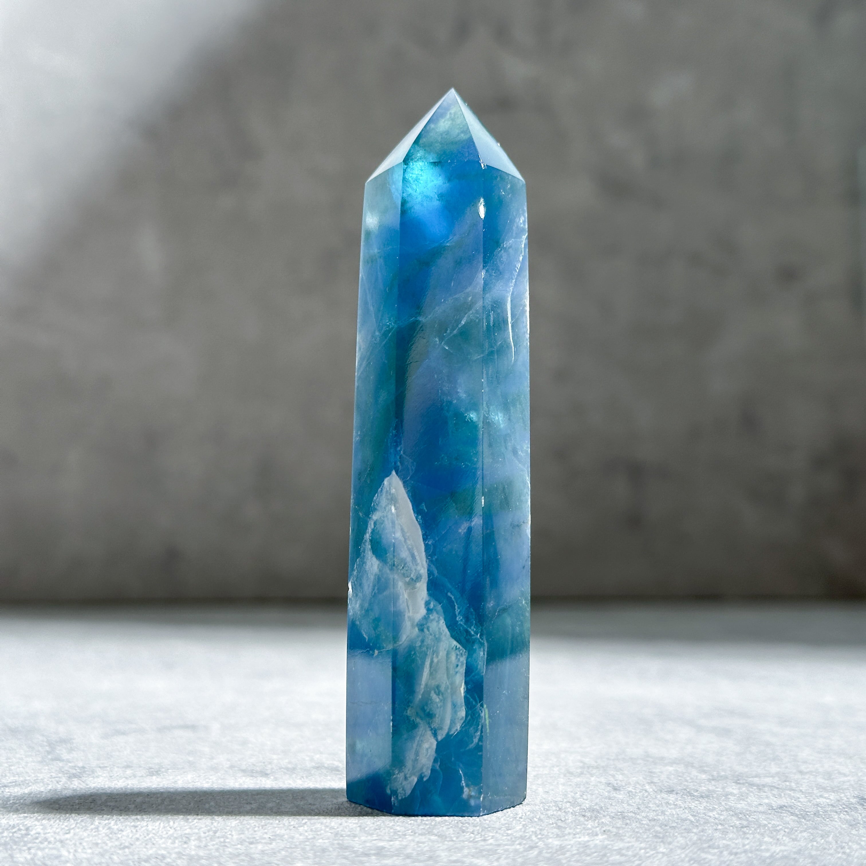 1.フローライト♡タワー♡蛍石♡クリスタル♡天然石♡水晶♡ブルーフローライト 2.フローライト♡タワー♡蛍石♡クリスタル♡天然石♡水晶♡ブルー