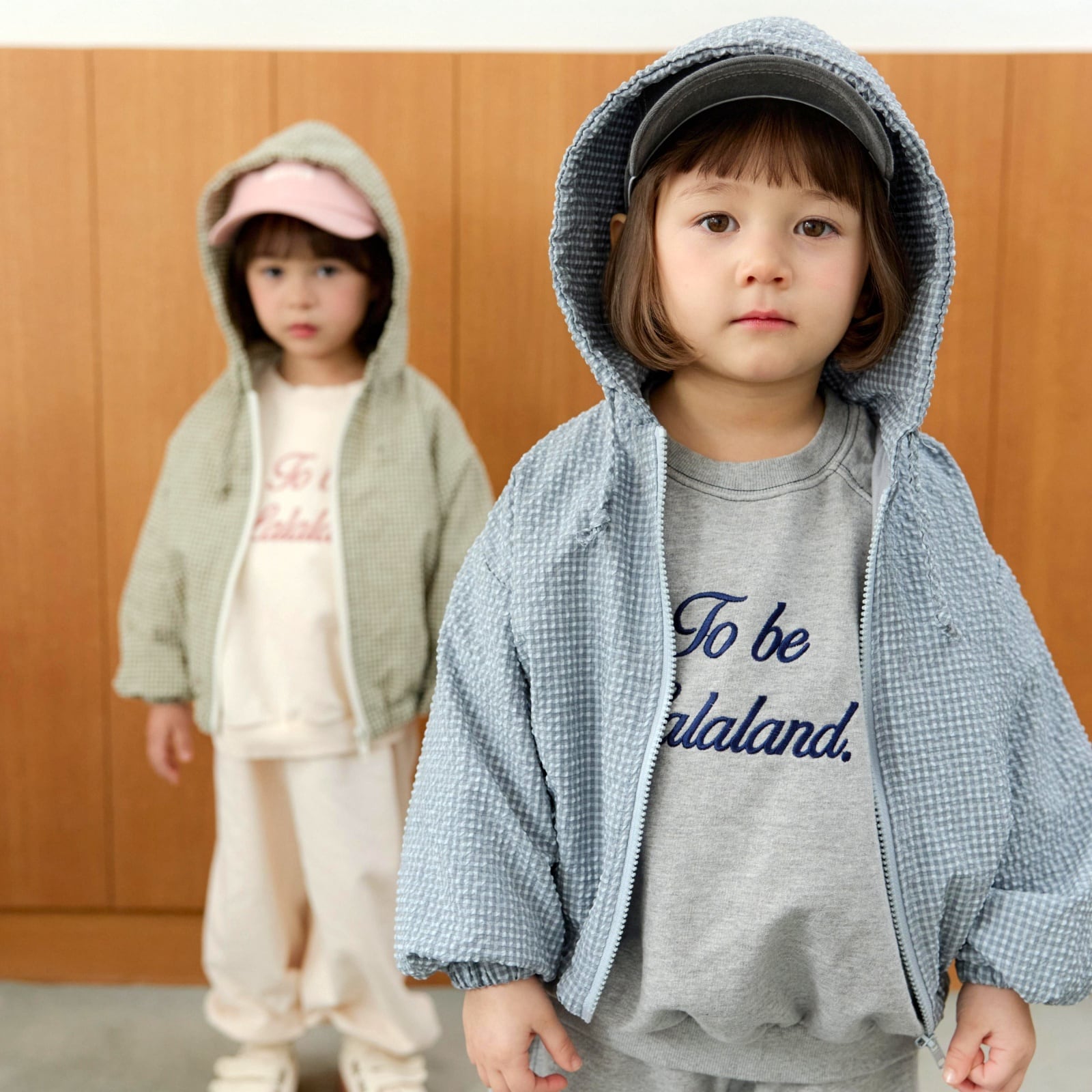 «予約»«LaLa Land» バブルチェックジャケット 2colors