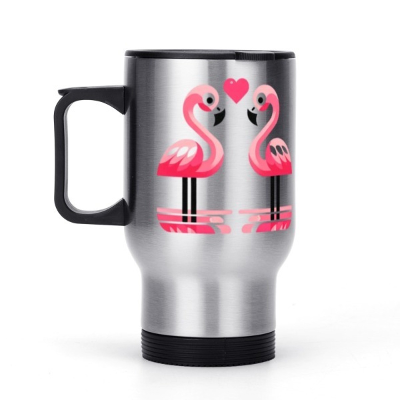 Stainless Steel Travel Coffee Mug (14 oz) Heart 4344