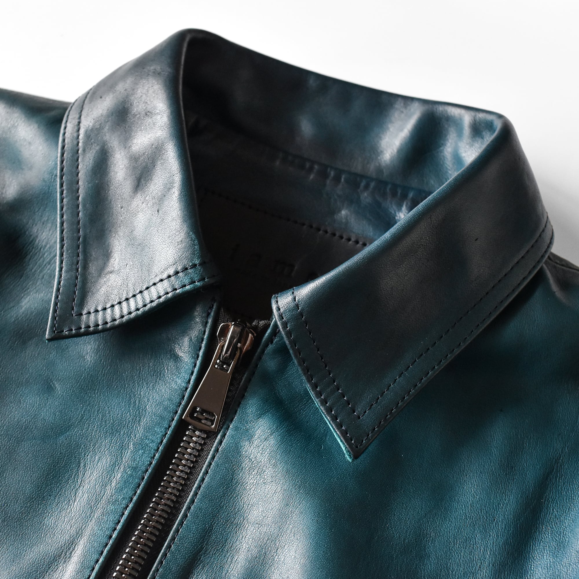 LESADOR デッドストック品　本革ダークグリーン サドル lost U 】熊本レザー Special Custom Order（納期11ヶ月〜）※サンプル